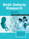 Birth Defects Research雜志封面